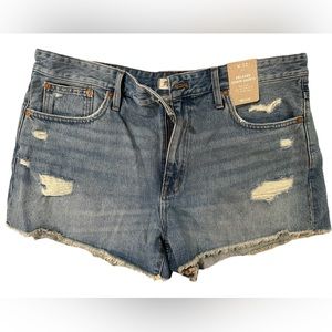 NWT Madewell Relaxed Denim Shorts